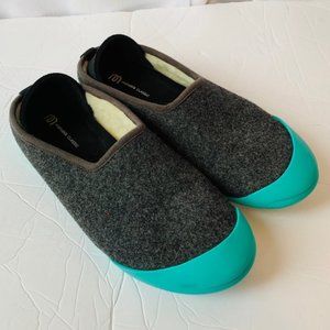 Mahabis Dark Gray Wool Slipper